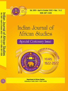 					View Vol. 24 No. 1-2 (2022): Indian Journal of African Studies
				
