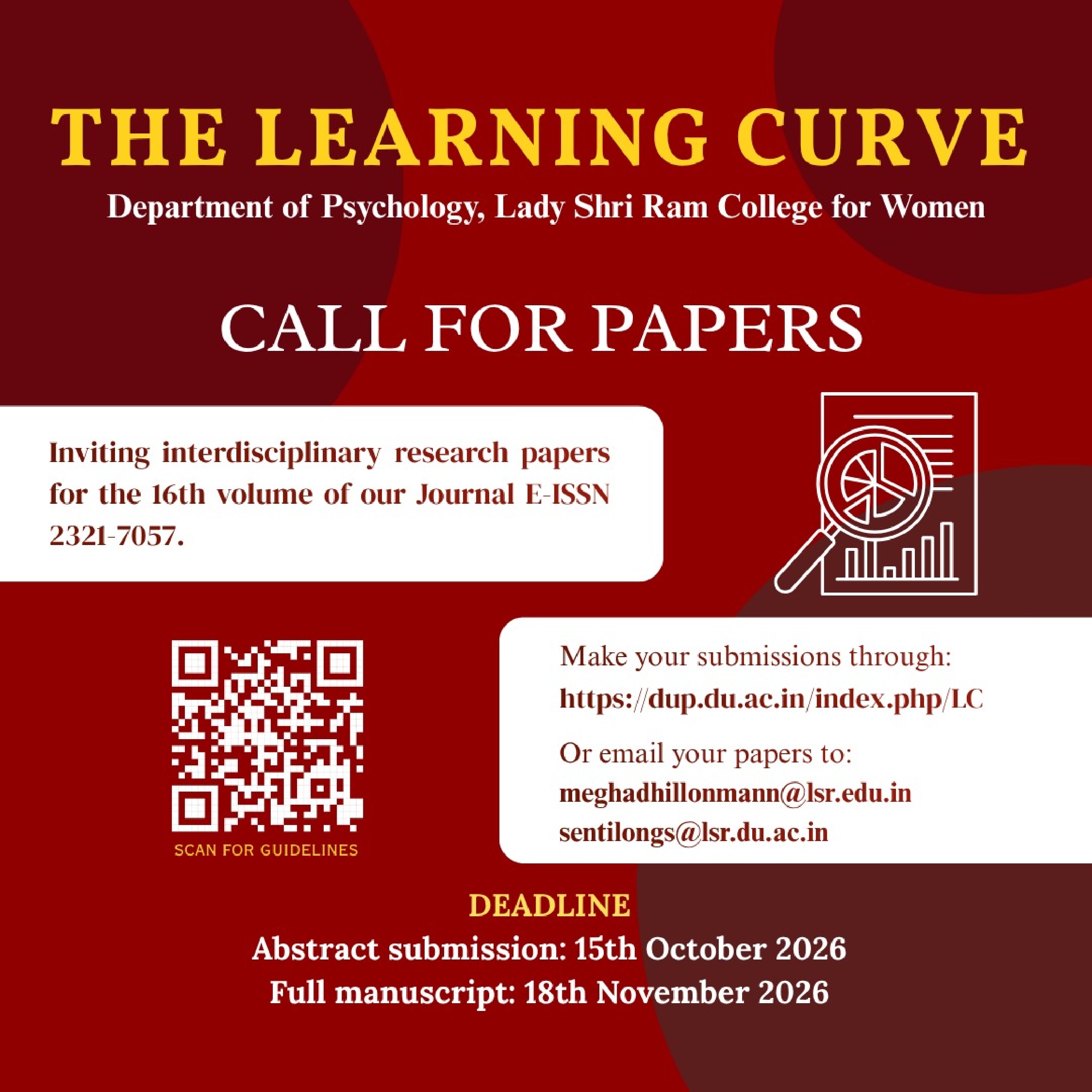 POSTER FOR CALL FOR PAPERS
