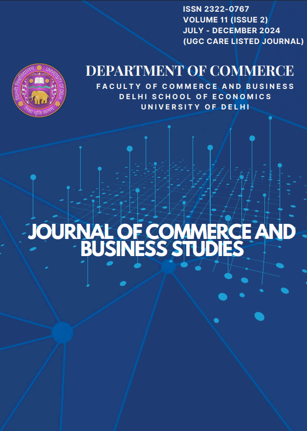 					View Journal of Commerce & Business Studies (July to December 2024) Volume 11, Issue 2
				